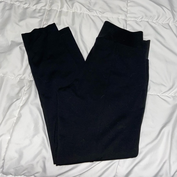 Banana Republic Leggings Zipper Pockets Wide Band Black Size Small - Picture 6 of 6